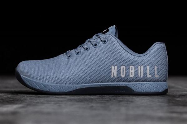 NOBULL MEN'S SHOES STEEL BLUE TRAINER | STYLISH OUTLET - Click Image to Close