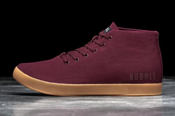 NOBULL WOMEN'S SHOES CABERNET GUM CANVAS MID TRAINER | CANADA OUTLET