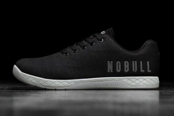 NOBULL MEN'S SHOES BLACK GREY TRAINER | STYLISH OUTLET