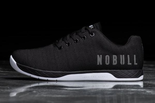 NOBULL MEN'S SHOES BLACK AND WHITE TRAINER | STYLISH OUTLET