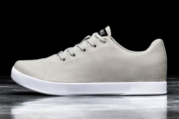 NOBULL WOMEN'S SHOES ARCTIC GREY CANVAS TRAINER | CANADA OUTLET