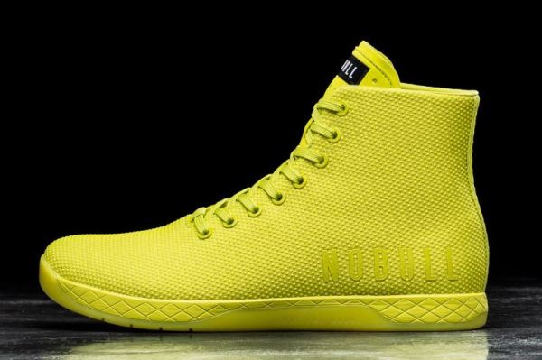 NOBULL WOMEN'S SHOES HIGH-TOP NEON YELLOW TRAINER | CANADA OUTLET