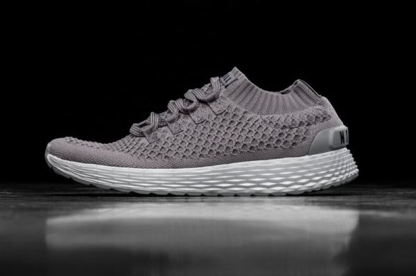 NOBULL MEN'S SHOES DARK GREY REFLECTIVE KNIT RUNNER | STYLISH OUTLET