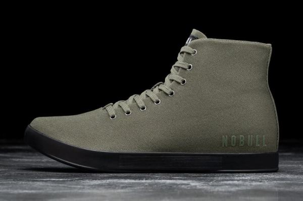 NOBULL WOMEN'S SHOES HIGH-TOP IVY BLACK CANVAS TRAINER | CANADA OUTLET