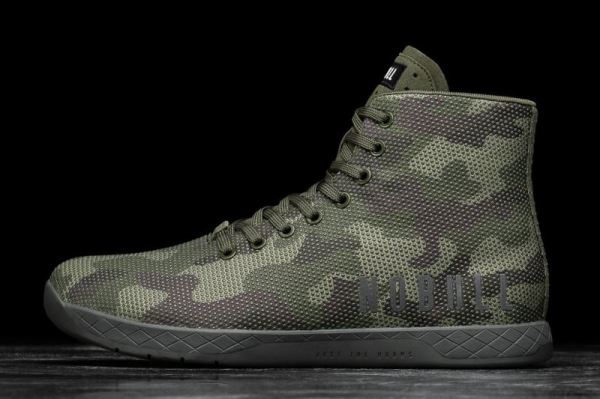 NOBULL WOMEN'S SHOES HIGH-TOP FOREST CAMO TRAINER | CANADA OUTLET - Click Image to Close