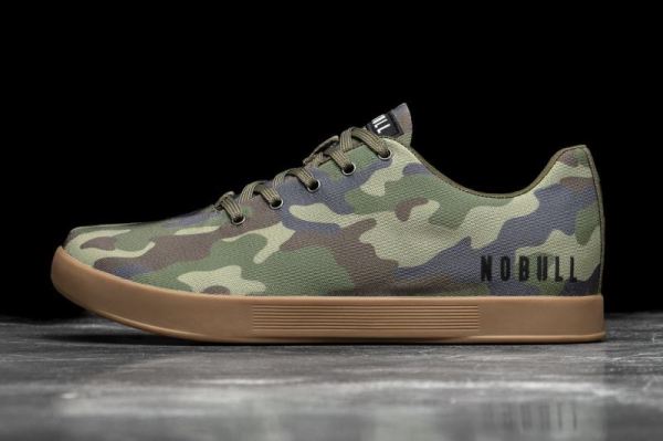 NOBULL MEN'S SHOES FOREST CAMO CANVAS TRAINER | STYLISH OUTLET