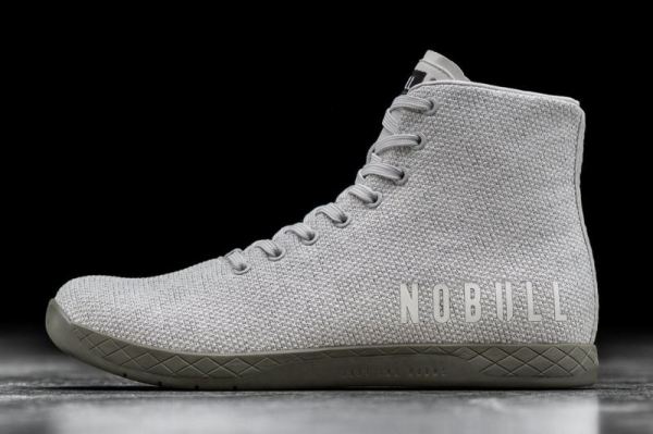 NOBULL WOMEN'S SHOES HIGH-TOP FOG HEATHER IVY TRAINER | CANADA OUTLET