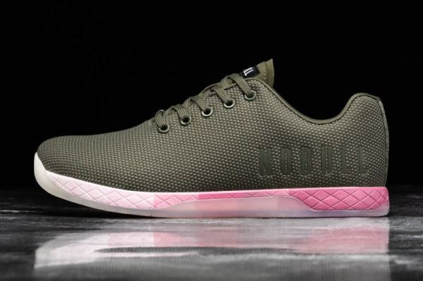 NOBULL MEN'S SHOES ARMY PINK GRADIENT TRAINER | STYLISH OUTLET