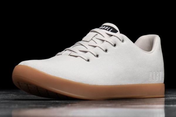 NOBULL WOMEN'S SHOES IVORY GUM CANVAS TRAINER | CANADA OUTLET