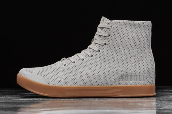 NOBULL MEN'S SHOES HIGH-TOP ARCTIC GUM SUEDE TRAINER | STYLISH OUTLET