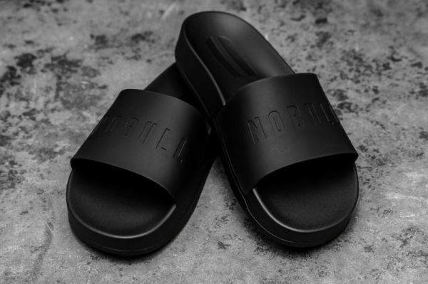 NOBULL MEN'S SHOES BLACK SLIDE | STYLISH OUTLET