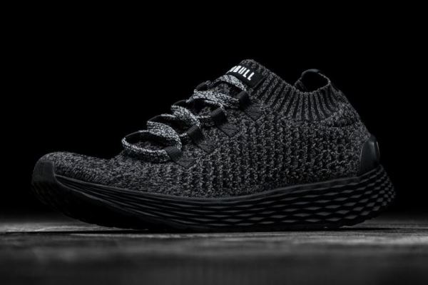 NOBULL MEN'S SHOES BLACK KNIT RUNNER | STYLISH OUTLET