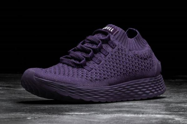 NOBULL MEN'S SHOES PLUM REFLECTIVE KNIT RUNNER | STYLISH OUTLET