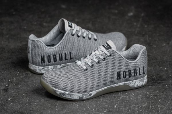 NOBULL WOMEN'S SHOES GREY HEATHER TRAINER | CANADA OUTLET - Click Image to Close