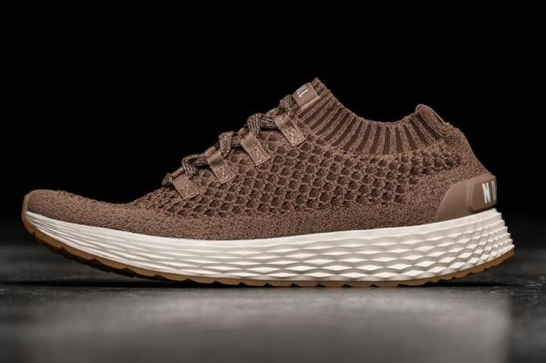 NOBULL MEN'S SHOES ESPRESSO KNIT RUNNER | STYLISH OUTLET - Click Image to Close