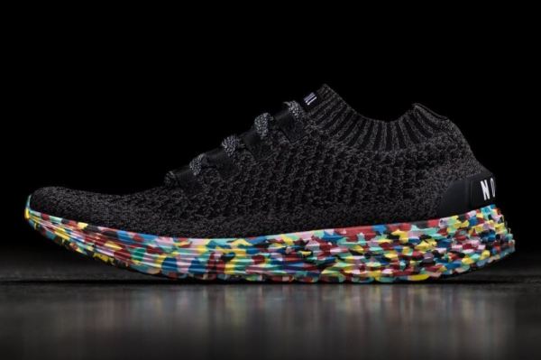 NOBULL WOMEN'S SHOES BLACK WILD KNIT RUNNER | CANADA OUTLET