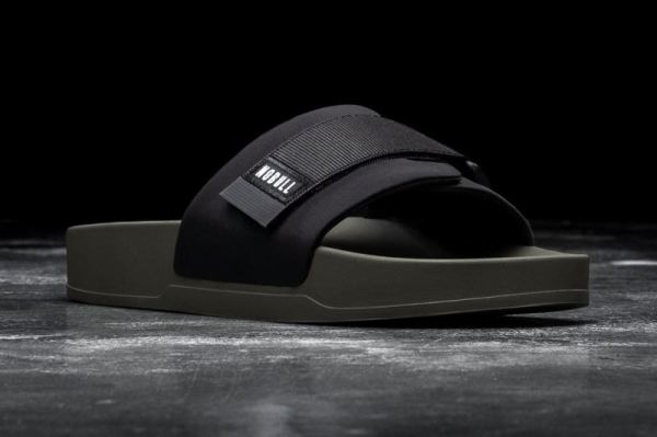 NOBULL MEN'S SHOES BLACK IVY ADJUSTABLE SLIDE | STYLISH OUTLET