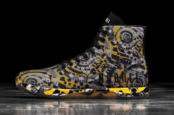 NOBULL MEN'S SHOES HIGH-TOP ARTISTS FOR HUMANITY TRAINER | STYLISH OUTLET