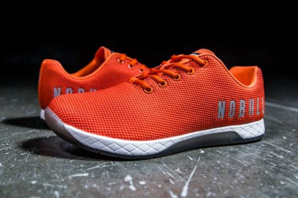 NOBULL MEN'S SHOES BRIGHT ORANGE TRAINER | STYLISH OUTLET