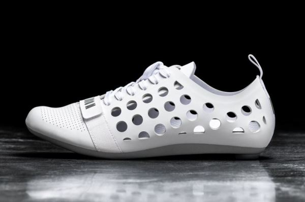 NOBULL MEN'S SHOES WHITE CYCLING SHOE | STYLISH OUTLET