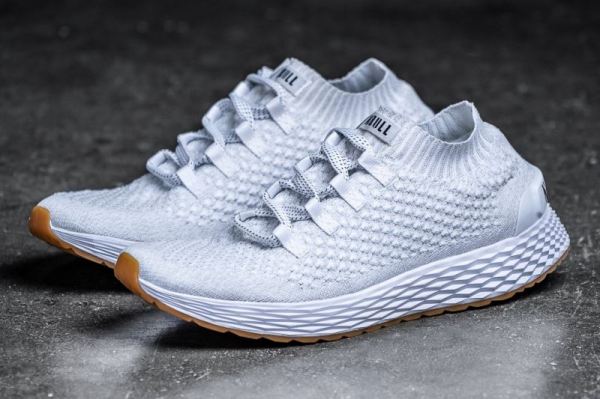 NOBULL WOMEN'S SHOES WHITE KNIT RUNNER | CANADA OUTLET