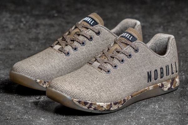 NOBULL MEN'S SHOES EARTH HEATHER TRAINER | STYLISH OUTLET - Click Image to Close