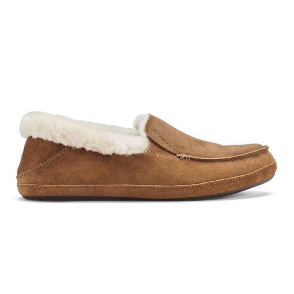 Olukai | Ku'una Women's Leather Slippers - Tan