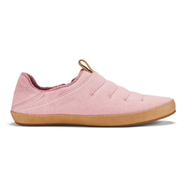 Olukai | Lania Women's Jersey Slippers - Rose Sea Salt / Golden Sand