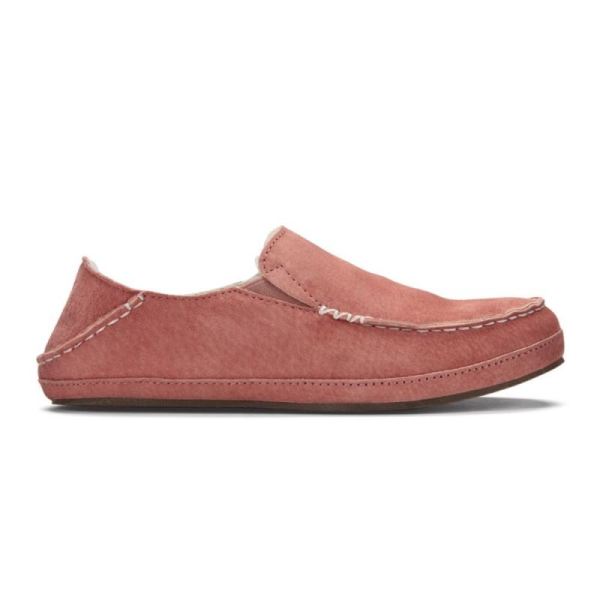 Olukai | Nohea Women's Leather Slippers - Cedarwood