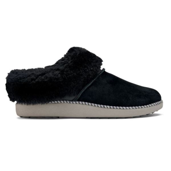 Olukai | Ku'i Women's Slip-On Slippers - Black / Fog