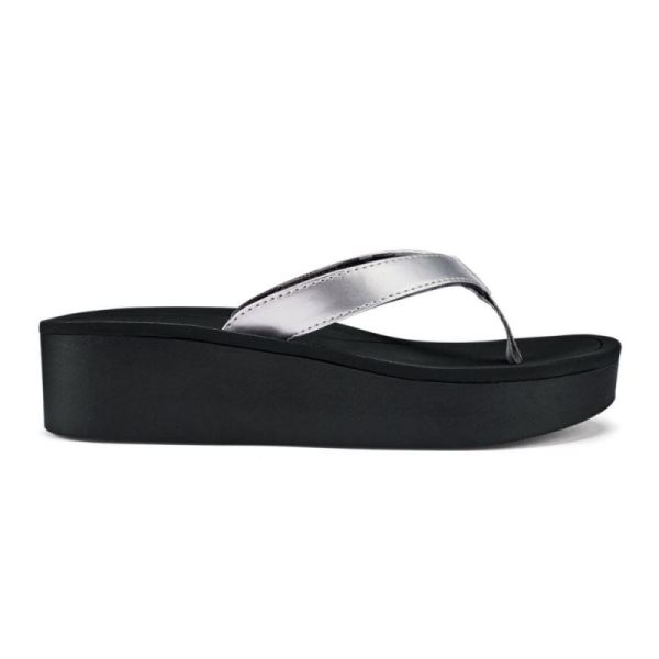 Olukai | Pi'o Lua - Silver / Black - Click Image to Close