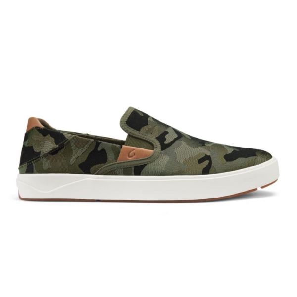 Olukai | Lae'ahi Pa'i Men's Sneakers- Husk / Ke Au Camo - Click Image to Close