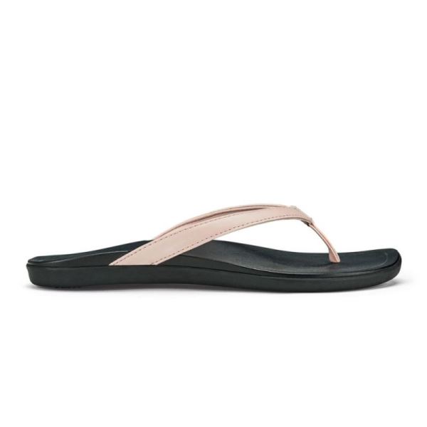 Olukai | Ho'opio - Petal Pink Metallic / Black - Click Image to Close