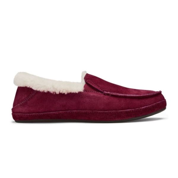 Olukai | Ku'una Women's Leather Slippers - Lilikoi