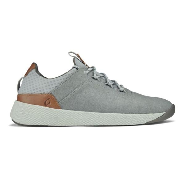 Olukai | Nanea Li Men's Casual Sneakers - Pale Grey / Vapor