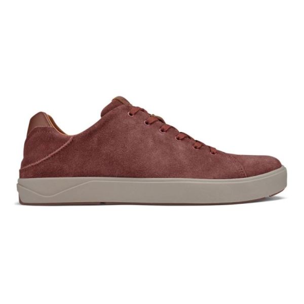 Olukai | Lae'ahi Li Kala Men's Leather Sneakers - Canoe - Click Image to Close