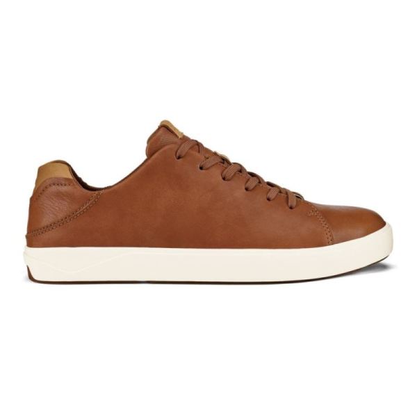 Olukai | Lae'ahi Li 'Ili Men's Leather Sneakers - Fox