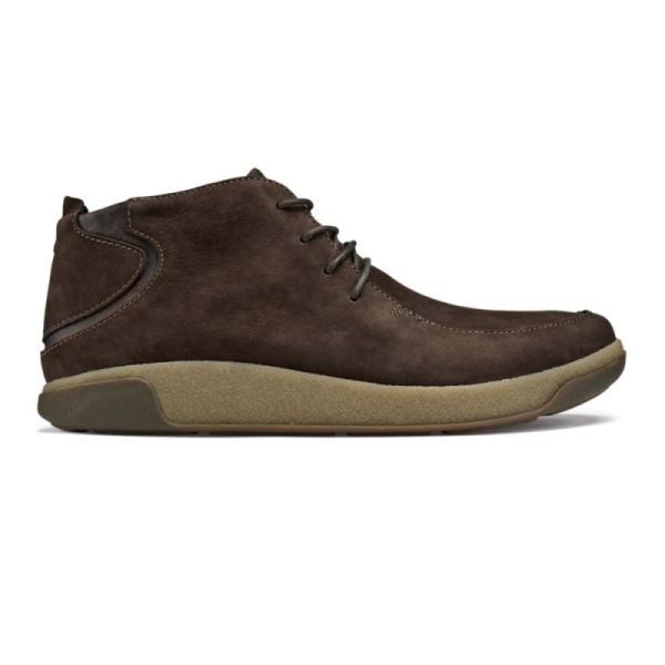 Olukai | Loli'i Puki Men's Chukka Boots - Dark Wood - Click Image to Close