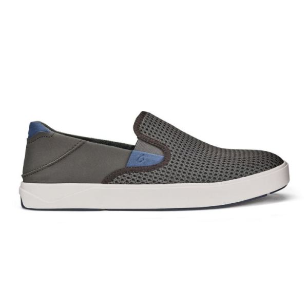 Olukai | Lae'ahi Men's Slip-on Sneakers - Pavement - Click Image to Close