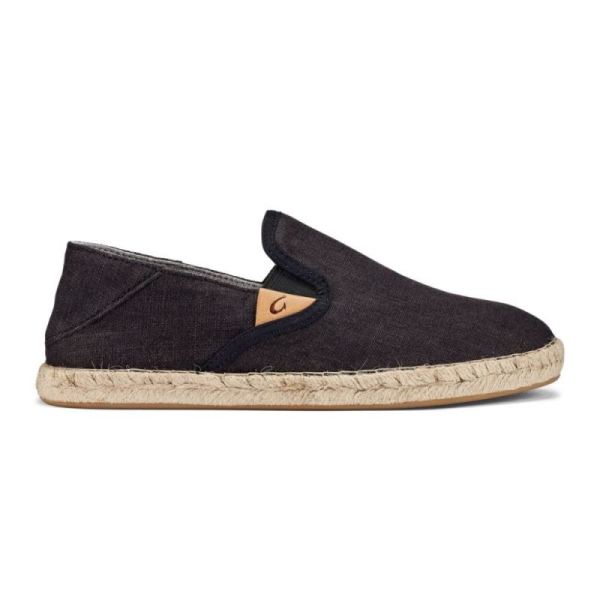 Olukai | Kaula Pa'a Kapa Women's Espadrilles - Lava Rock