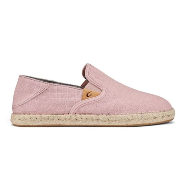 Olukai | Kaula Pa'a Kapa Women's Espadrilles - Rose Sea Salt - Click Image to Close