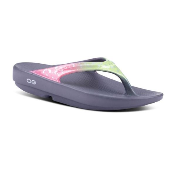 Oofos Shoes Women's OOlala Limited Sandal - Watermelon - Click Image to Close