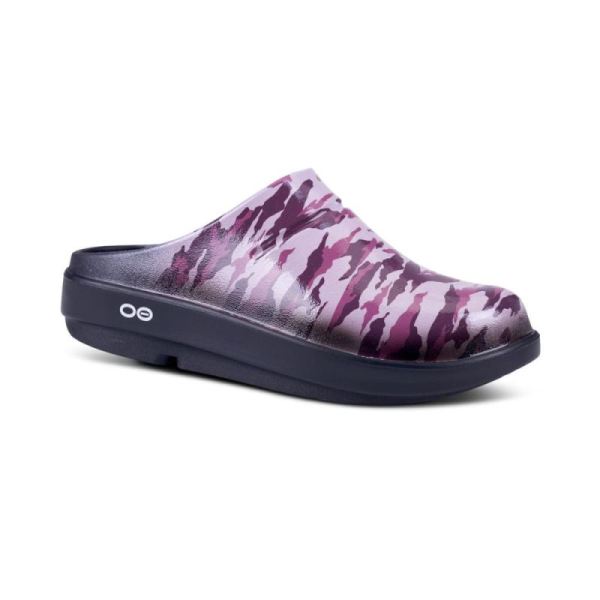 Oofos Shoes Women's OOcloog Limited Edition Clog - Purple Camo