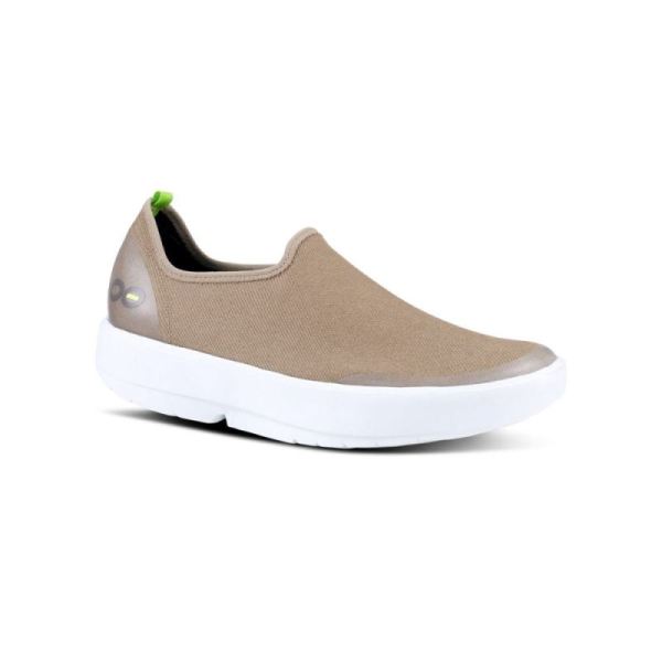 Oofos Shoes Women's OOmg eeZee Low Shoe - White Taupe