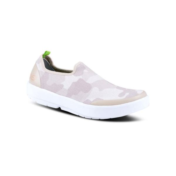 Oofos Shoes Women's OOmg eeZee Low Shoe - Tan Camo