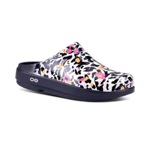 Oofos Shoes Women's OOcloog Limited Edition Clog - Tiger Lily - Click Image to Close