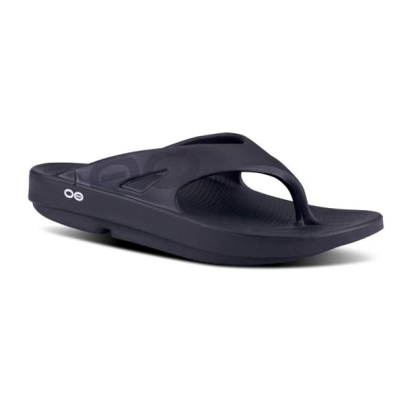 Oofos Shoes Women's OOriginal Sport Sandal - Matte Black - Click Image to Close