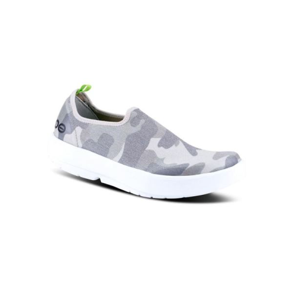 Oofos Shoes Women's OOmg eeZee Low Shoe - Green Camo