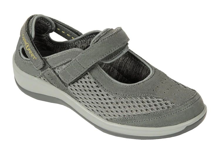 Orthofeet | Women's Sanibel Heel Strap - Olive Gray