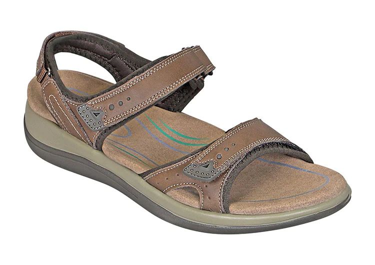 Orthofeet | Women's Malibu Two Way Strap - Brown